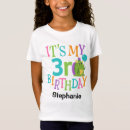 Search for 3rd birthday girls tshirts 3 year old