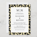 Search for leopard spots invitations Black and white
