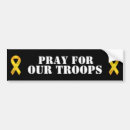 Search for prayed bumper stickers White