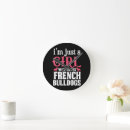 Search for french bulldog clocks Vintage