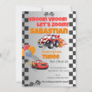 Search for race track birthday invitations Racing birthday party