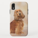 Search for cocker spaniel dog iphone cases Red