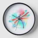 Search for bright colors clocks Watercolor