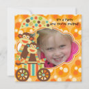 Search for sock monkey invitations Kids