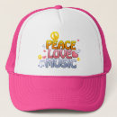 Search for peace sign hats Pink