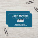 Search for voice teacher business cards Pianist