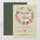 Search for peach and green wedding invitations Gold