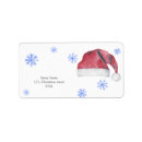 Search for hat return address labels Watercolor