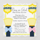 Search for police badge invitations Modern