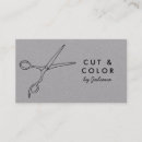 Search for scissors business cards Elegant