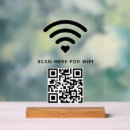 Search for free wifi posters Scan to connect
