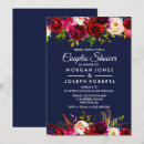 Search for burgundy and navy blue invitations Floral