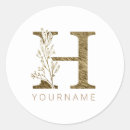 Search for h monogram stickers Floral