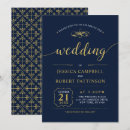 Search for black navy wedding invitations Typography