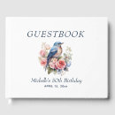 Search for 50th birthday guest books Floral