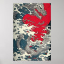 Search for hokusai dragon posters Wave