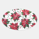 Search for red poinsettia stickers Festive