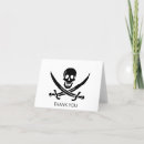 Search for pirate thank you cards Jolly roger