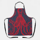 Search for blue octopus aprons Nautical