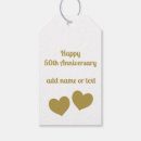 Search for 50th anniversary gift tags Gold