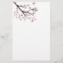Search for cherry blossom stationery stationery paper Tree