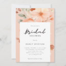 Search for peach bridal shower invitations Blush