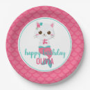 Search for feline plates Girl