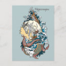 Search for mythological postcards Hippocampus