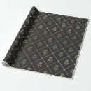 Search for black and grey wrapping paper Vintage