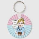 Search for blonde rounded key rings Nurse