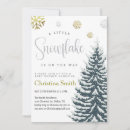 Search for winter wonderland snowflakes invitations Mother to be