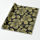 Search for hibiscus wrapping paper Black