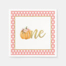 Search for pumpkin napkins First birthday