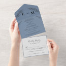 Search for tear off rsvp wedding invitations Modern folded marriage