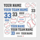 Search for baseball number stickers Boy
