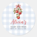 Search for gingham apple stickers Apple of our eye