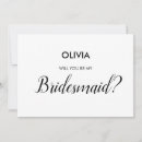 Search for wedding bridesmaid cards Handwritten