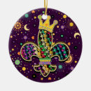 Search for mardi gras mask christmas tree decorations Fat tuesday