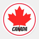Search for canada day stickers Red and white