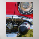 Search for vintage red car posters Chevy