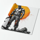 Search for warrior wrapping paper Barbarian