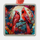 Search for stained glass birds christmas tree decorations Nature