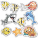 Search for dolphin cartoon stickers Fish