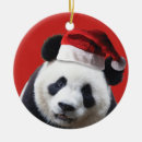 Search for panda bear christmas tree decorations Santa claus