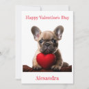 Search for funny french valentines day cards Frenchie
