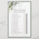 Search for he said she said bridal games Botanical