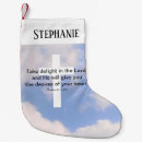 Search for blue and white christmas stockings Simple