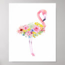 Search for flamingo nursery art Watercolor