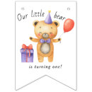 Search for teddy bear bunting flags 1st birthday