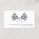 Search for checkered flag business cards Auto